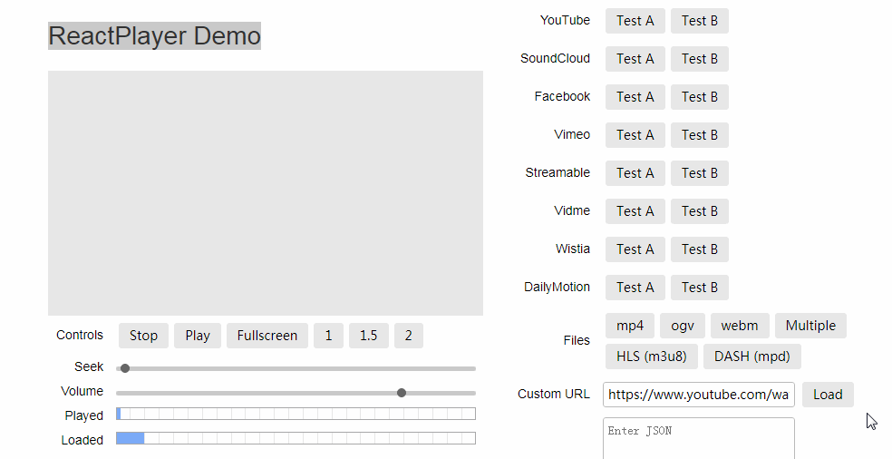 Player React.js Examples (Page 2)