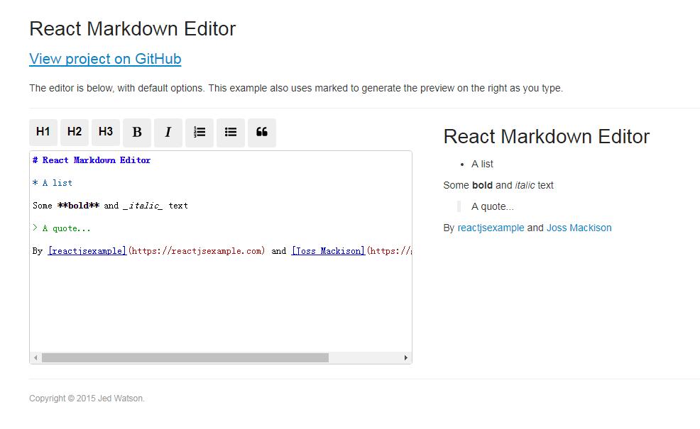 A Markdown Editor for React.js built with CodeMirror
