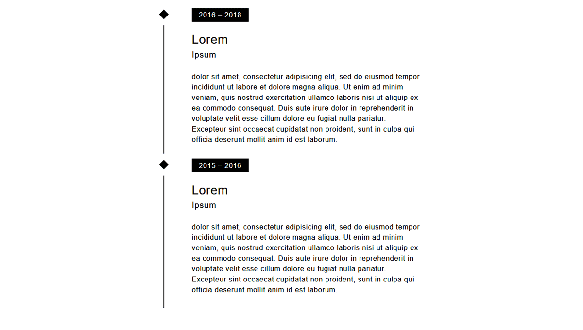 A simple React Timeline component