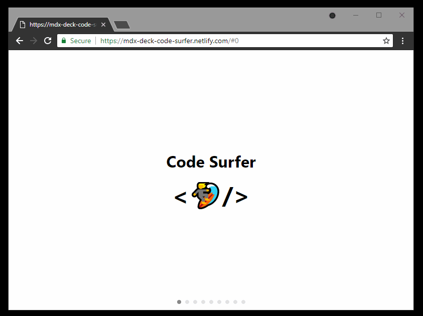 React component for scrolling zooming and highlighting code samples