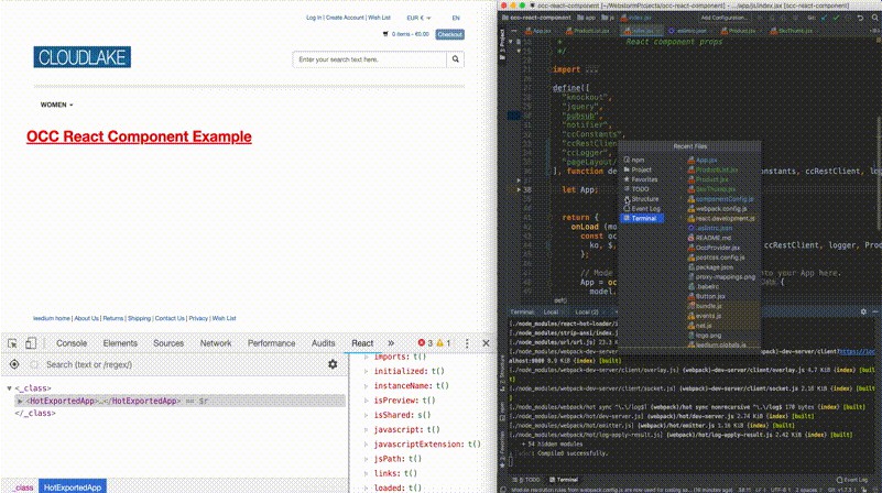 A React navbar component based on reactscroll
