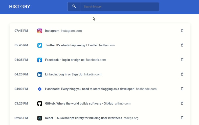 Browser History React Js Examples 19272 Hot Sex Picture