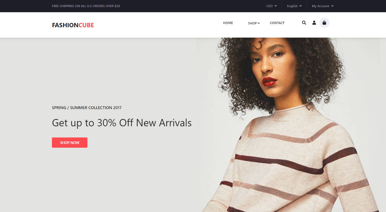 Fashion Application with React