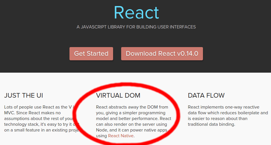 Virtual DOM React Training