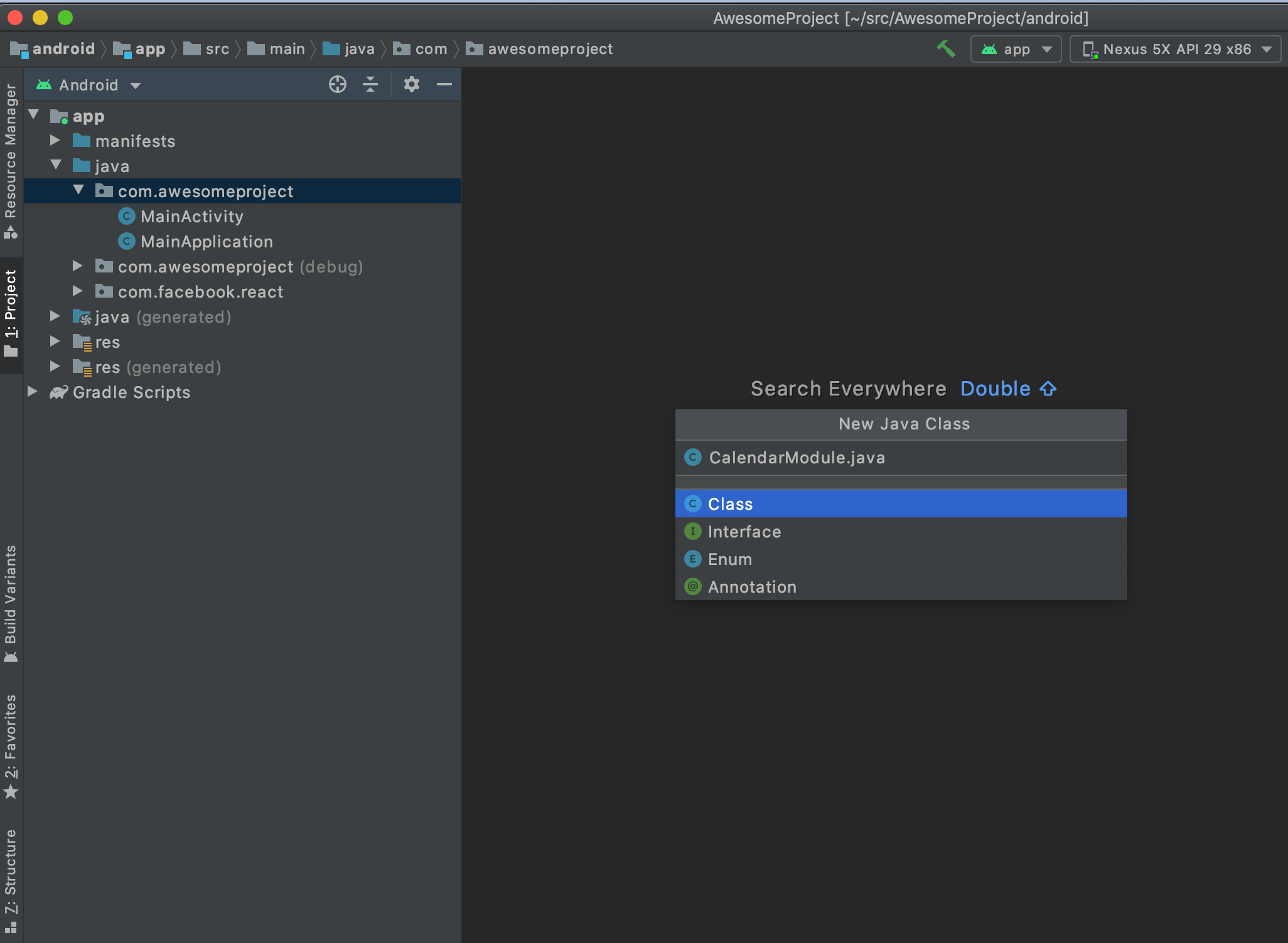 Android Native Modules · React Native