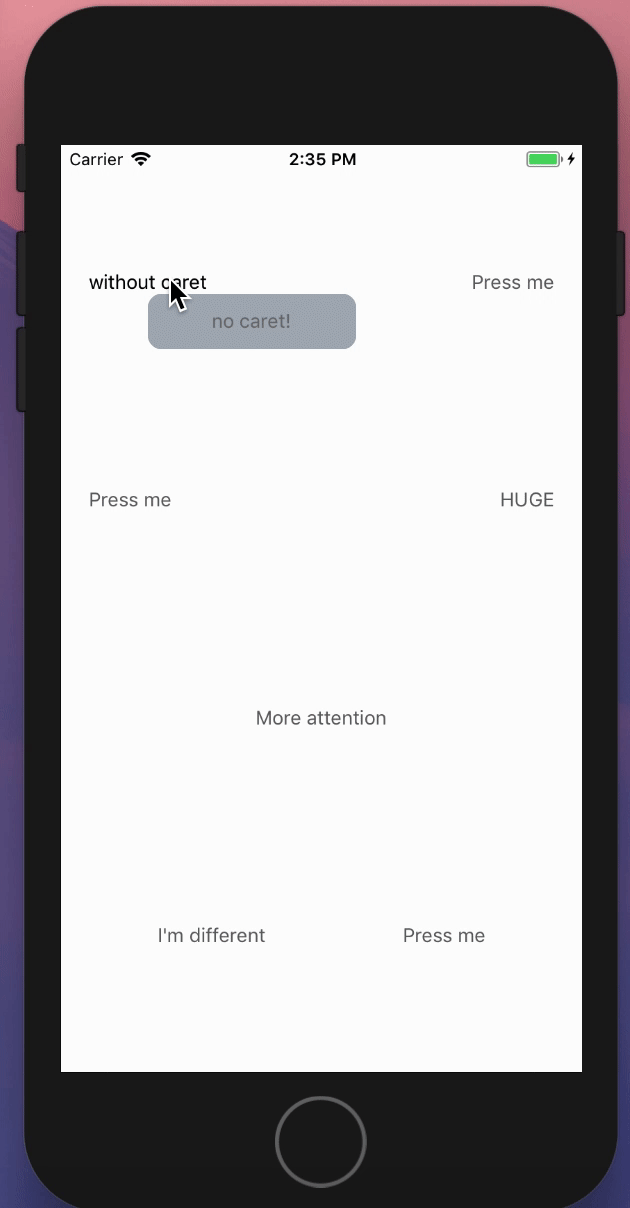 Tooltip React Native Elements