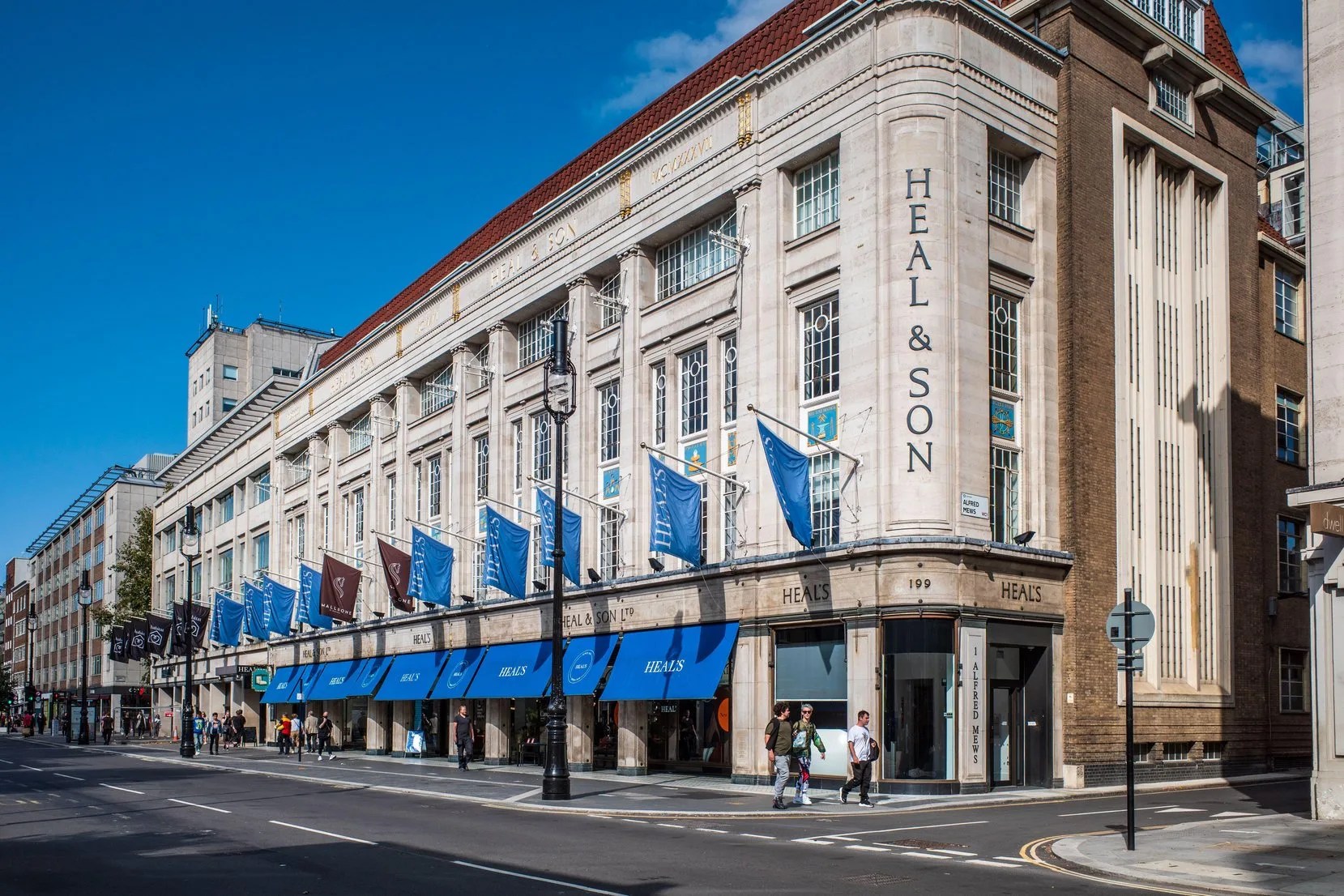 Heal's department store, 196 Tottenham Court Road, W1 React News