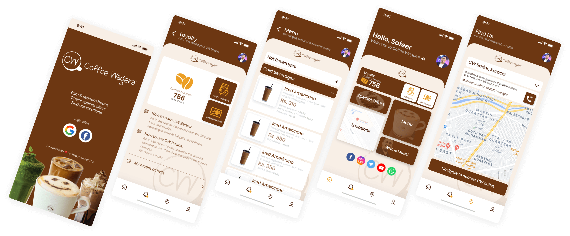 Coffee Wagera Mobile App Case Study Reactree