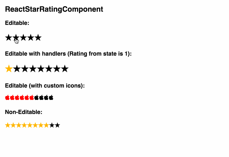 Basic React Component For Star Ratings Reactscript