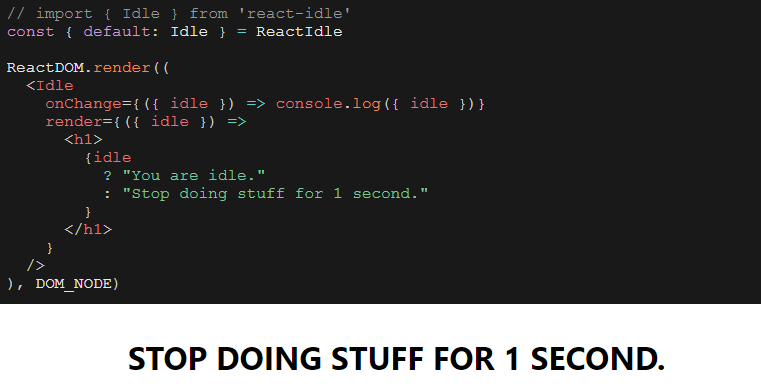 User Idle Detector For React Reactscript