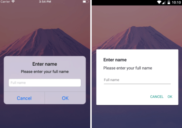 Flexible Dialog Component For React Native Reactscript