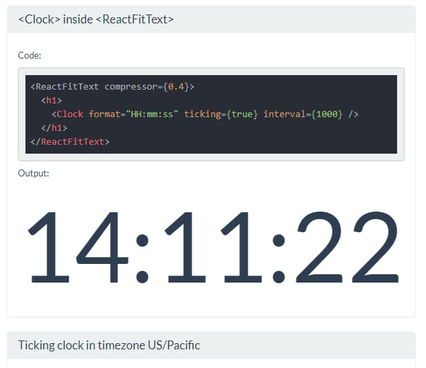 Customizable Clock Component With Timezone Support reactliveclock