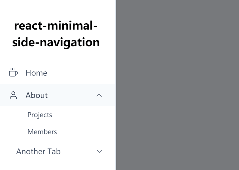 Create Multilevel Side Navigation in React with reactsidenav