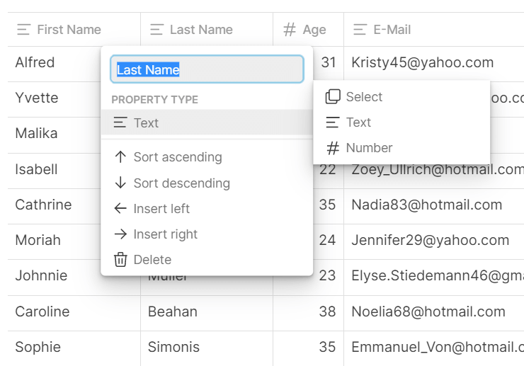 Editable Table In React Reactscript