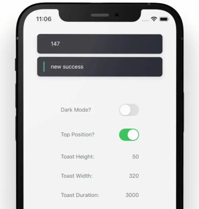 React Native Toast Notifications