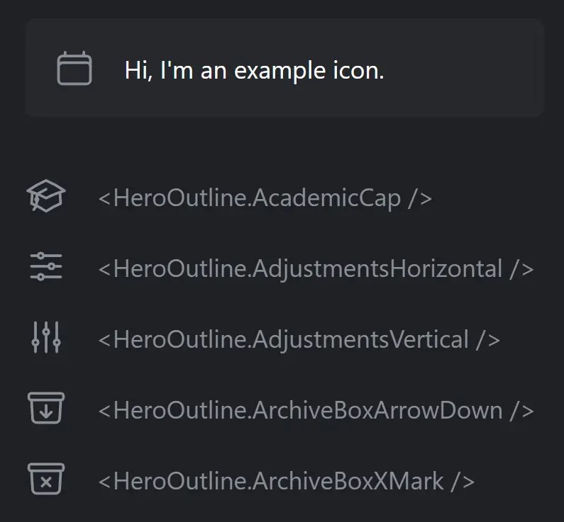 Hero Icons For React Native Reactscript