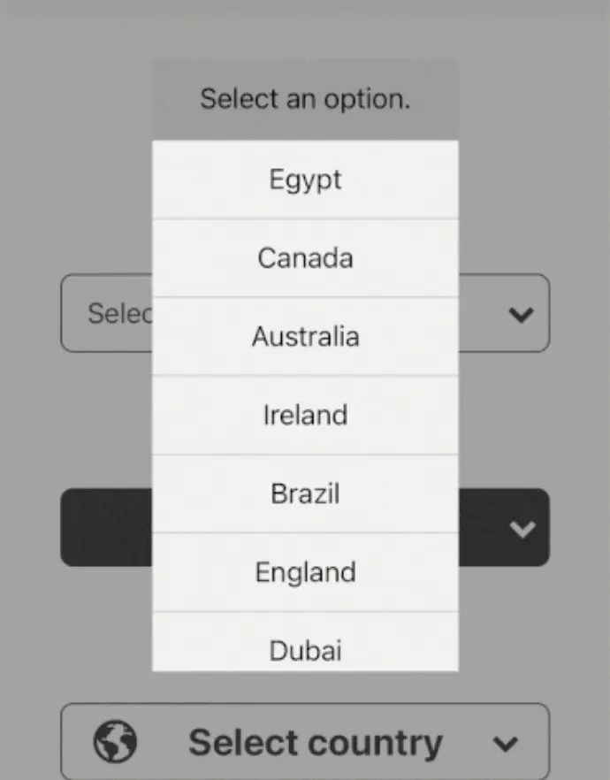 Customizable Dropdown for React Native