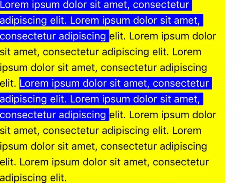 Tap And Drag To Highlight Text React Native Text Touch Highlighter Reactscript