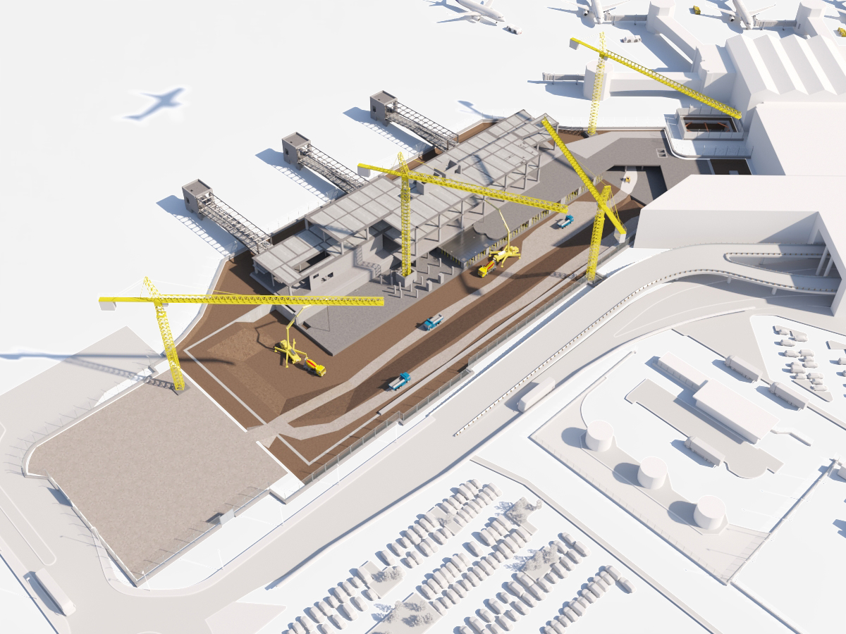 Aeroporto Marco Polo Ampliamento Terminal passeggeri React Studio