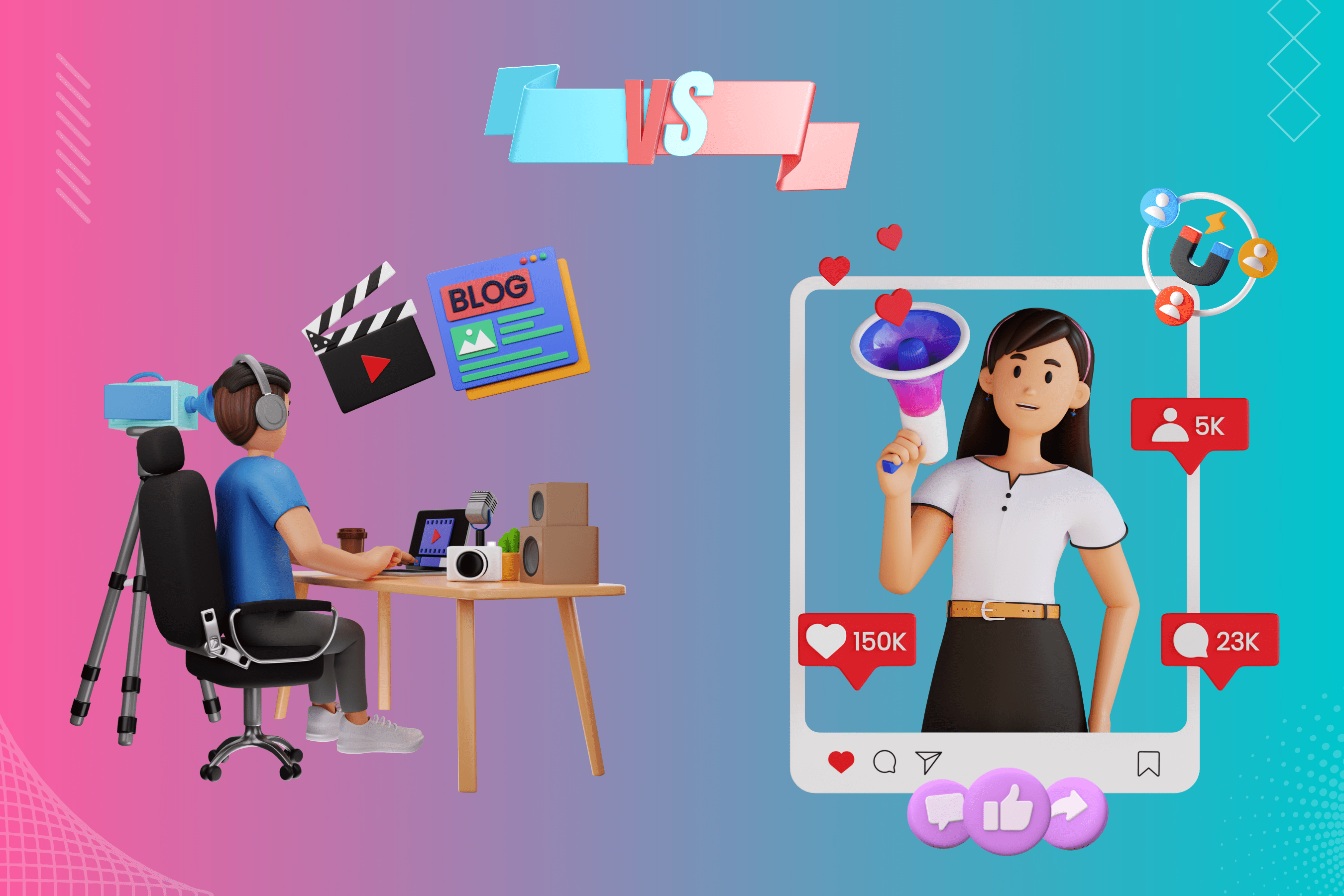 How are bloggers different from influencers? The Crowdfire blog