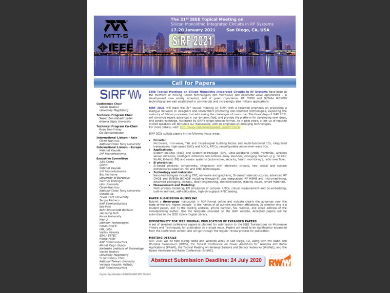 IEEE Microwave Magazine, July 2020