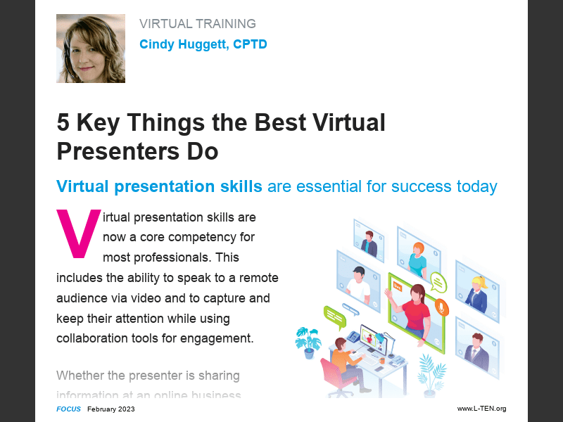 Focus Magazine February 2023Virtual Training 5 Key Things the Best