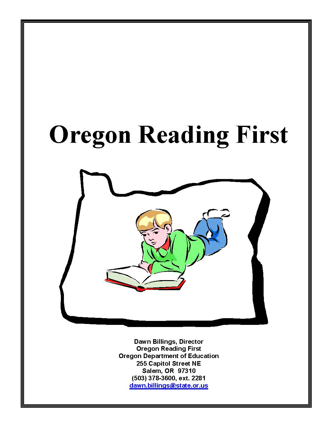 Reading instruction in Oregon eClips Extra