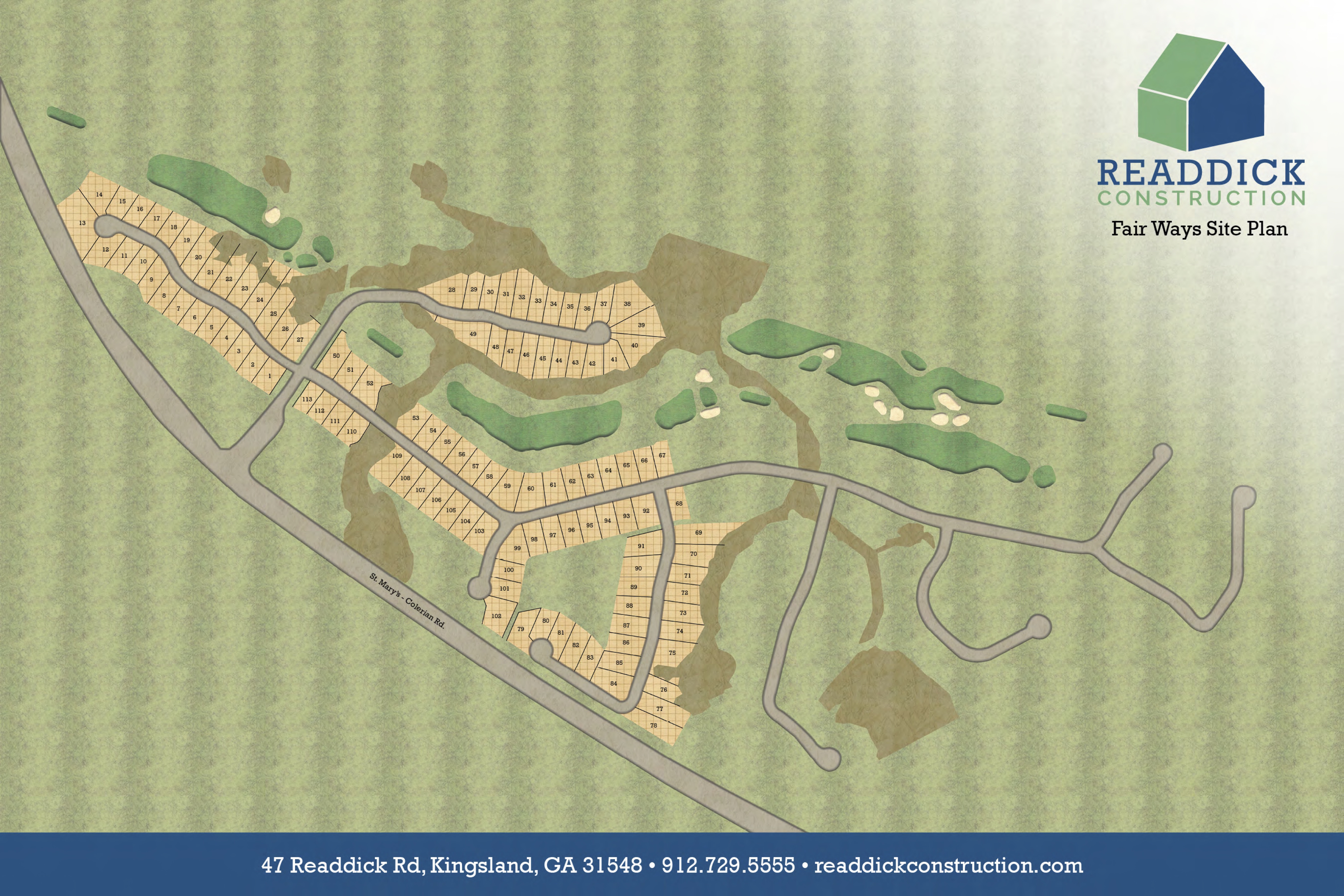 Fairwayssiteplan Readdick Construction