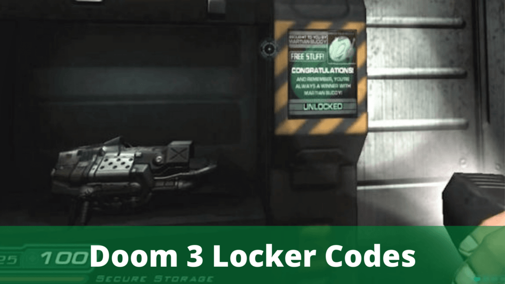 Doom 3 Locker Codes & Door Codes In 2021 Read Esports