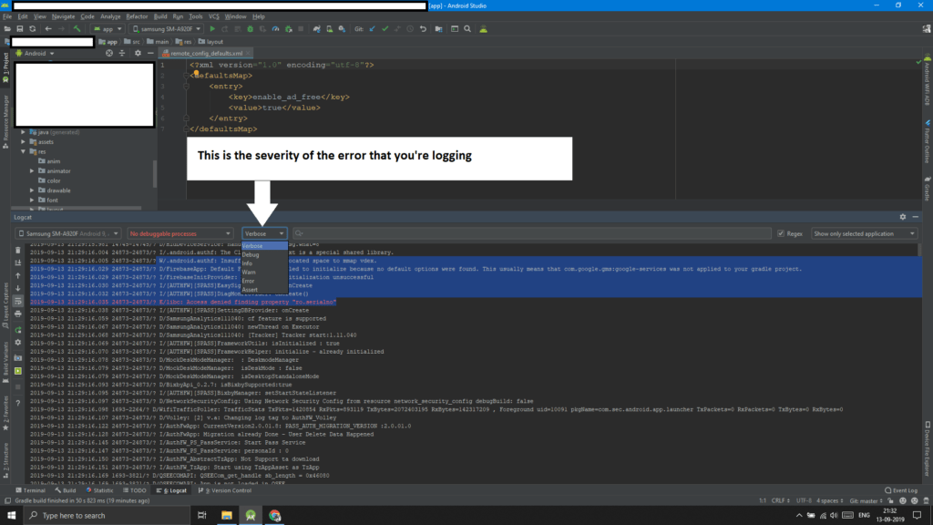 What is the meaning of Log.i() Read For Learn