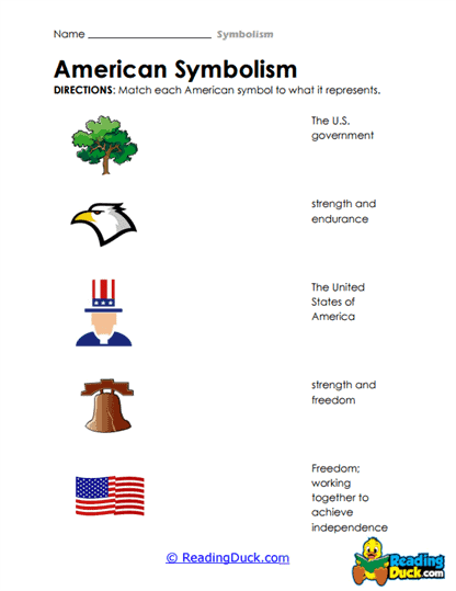 Symbolism Worksheets