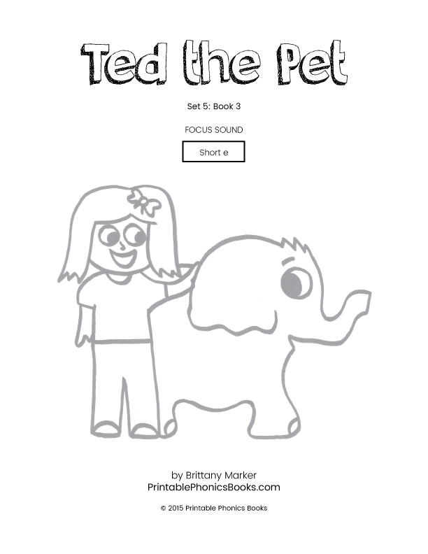 Printable Phonics Books Series 1 The Reading Elephant