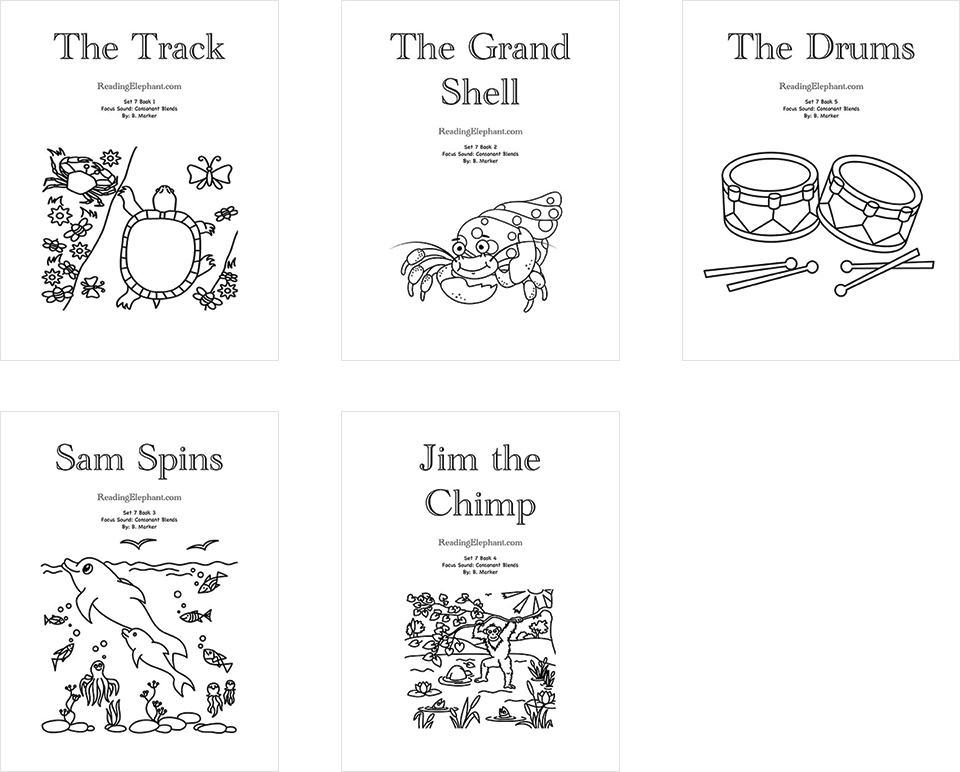 Phonics Books For Kids Learn Individual Sounds Reading Elephant