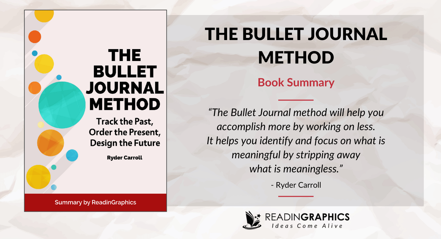 Book Summary The Bullet Journal Method (Ryder Carroll)
