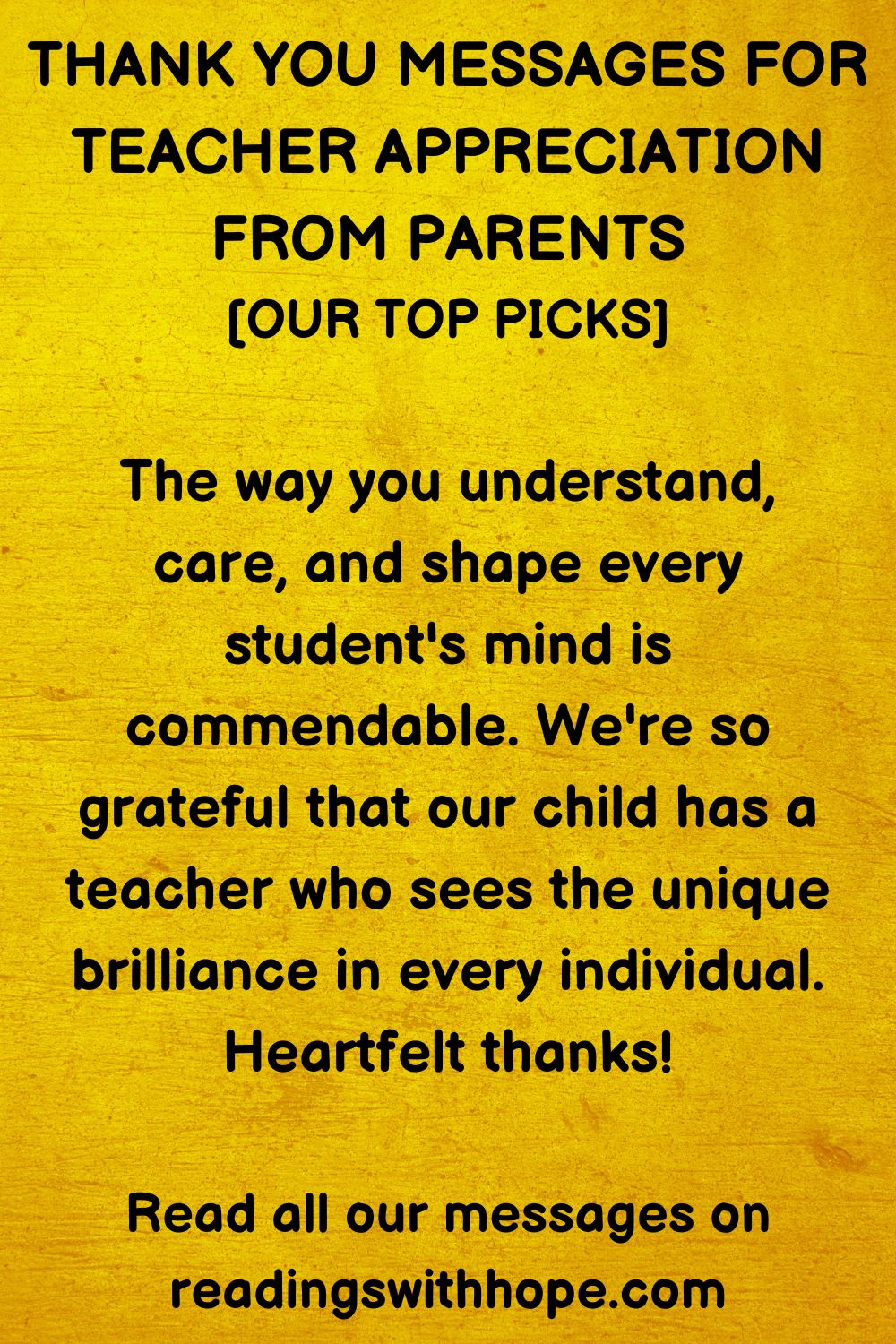 100 Thank You Messages for Teacher Appreciation Week