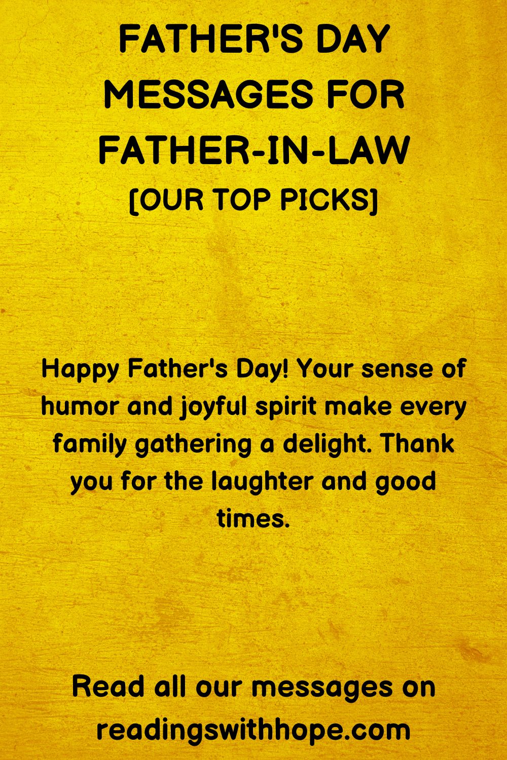 46 Father's Day Messages For FatherInLaw