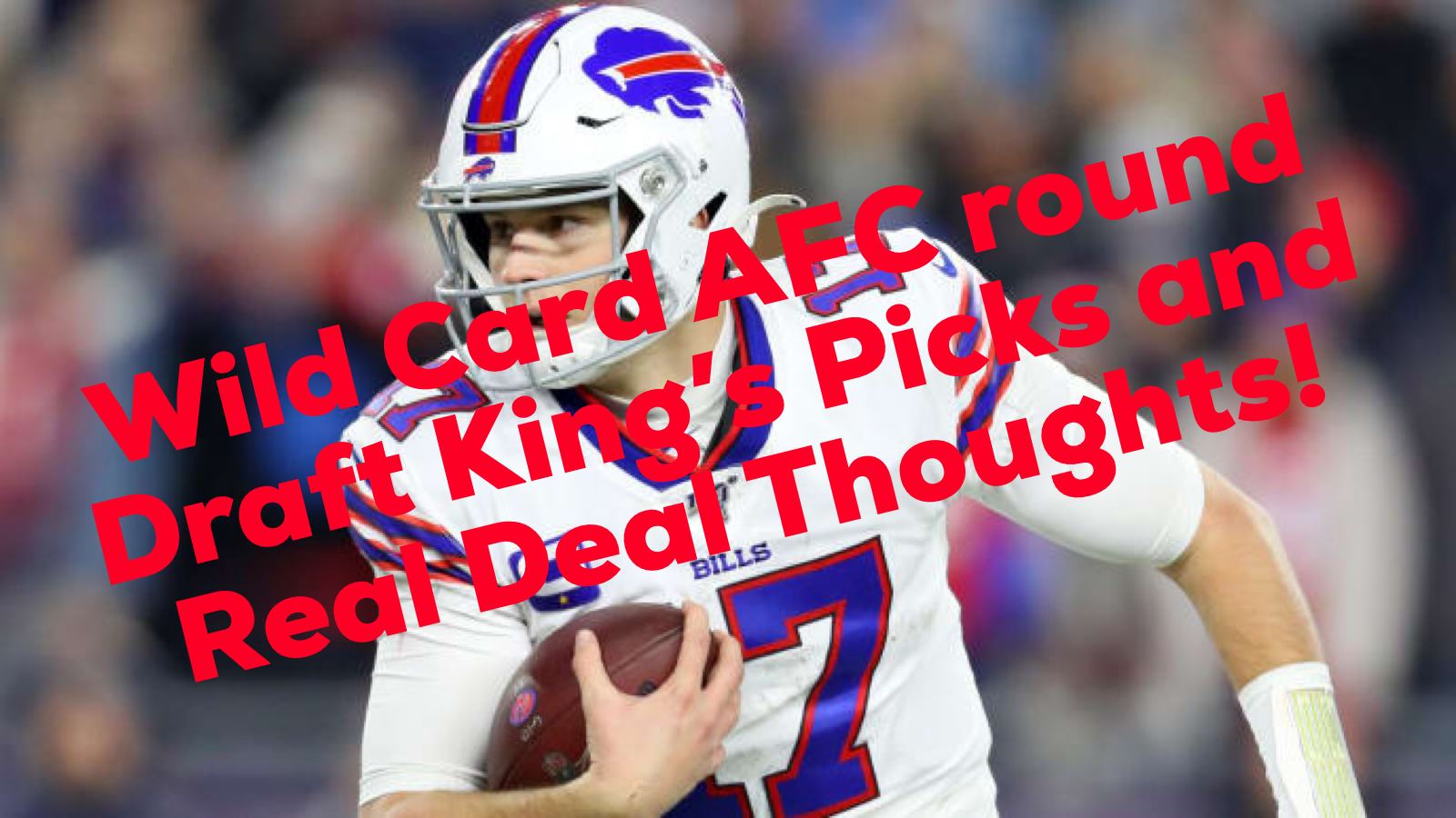 Wild Card DFS Weekend Saturday AFC Games Draft Kings Picks and