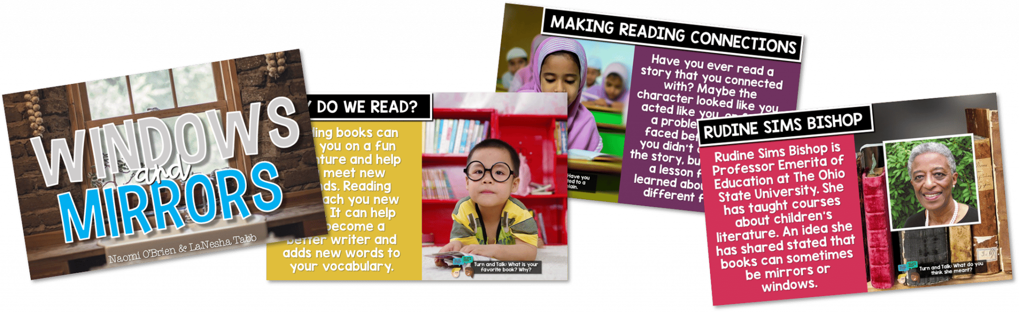 Books as Mirrors and Windows (As Defined by Dr. Rudine Sims