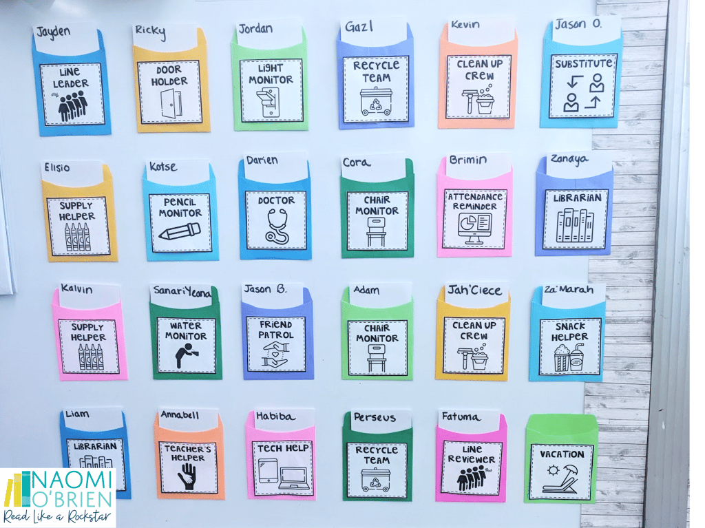 Classroom Jobs to Build Community (K2) Naomi O'Brien Read Like a