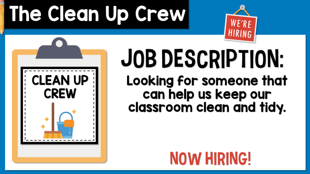 Classroom Jobs to Build Community (K2) Naomi O'Brien Read Like a