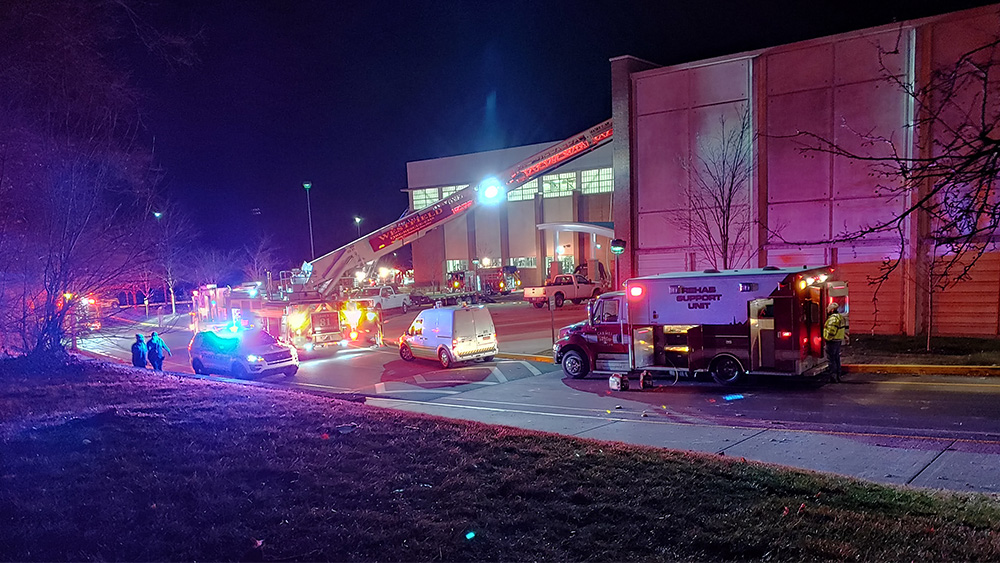 Explosion at Carmel High School injures two