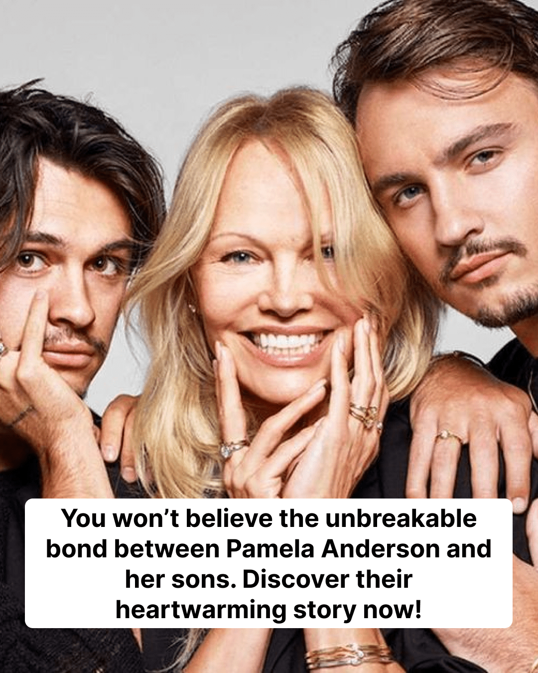 Pamela Anderson and Sons Star in Pandora Be Love Campaign Read This