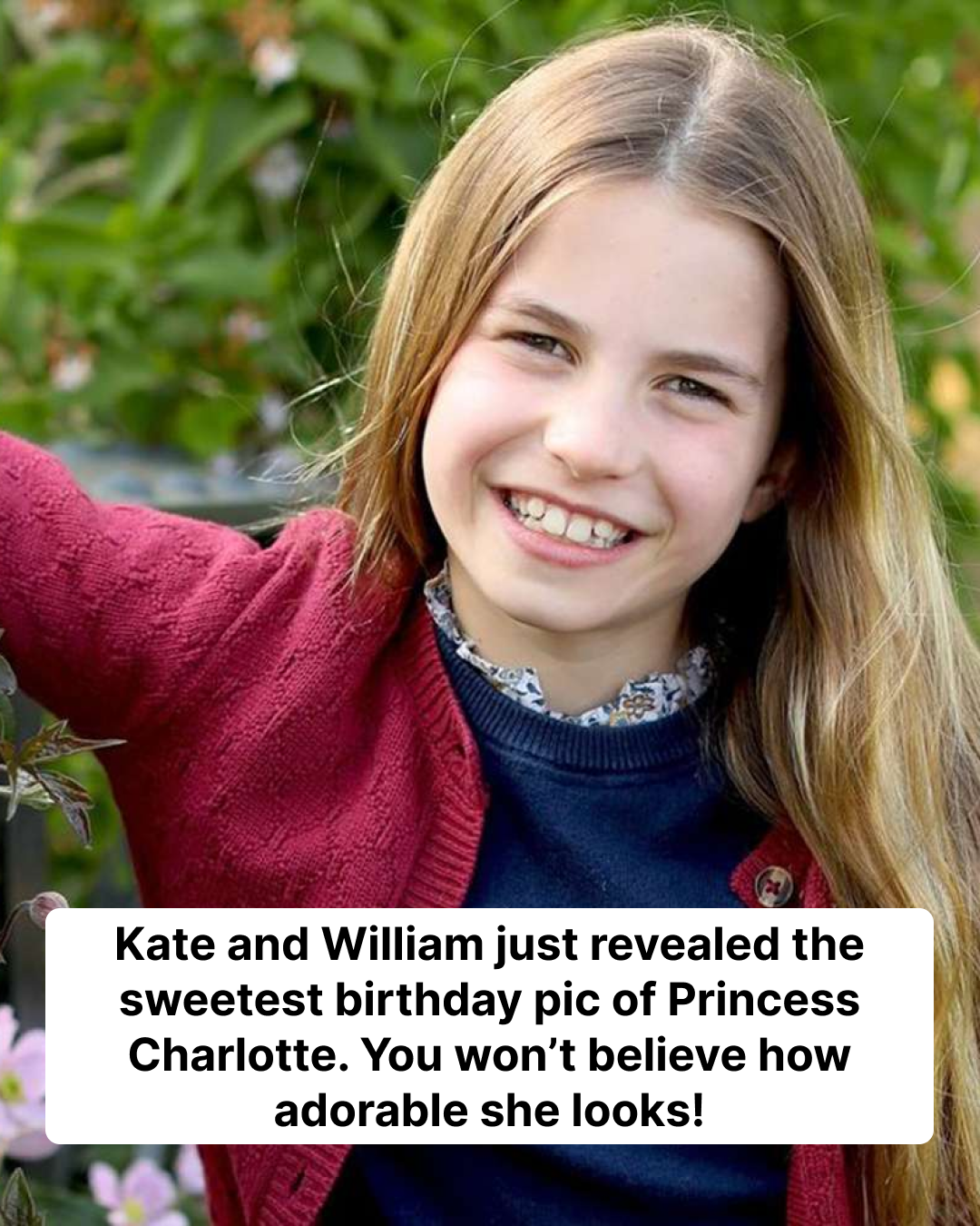Princess Charlotte Stars in New Portrait for Her 9th Birthday Taken by