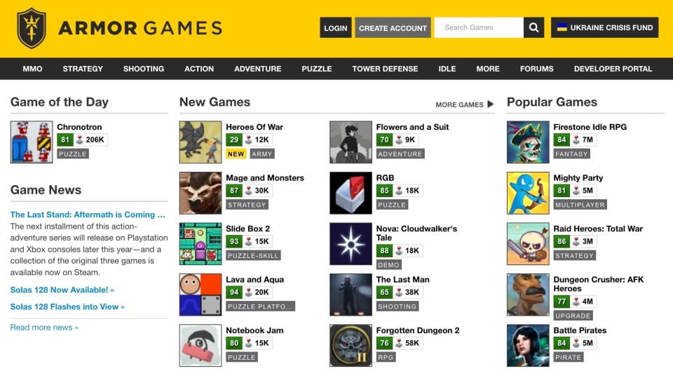 These Are The Top 5 Game Sites Not Blocked by School