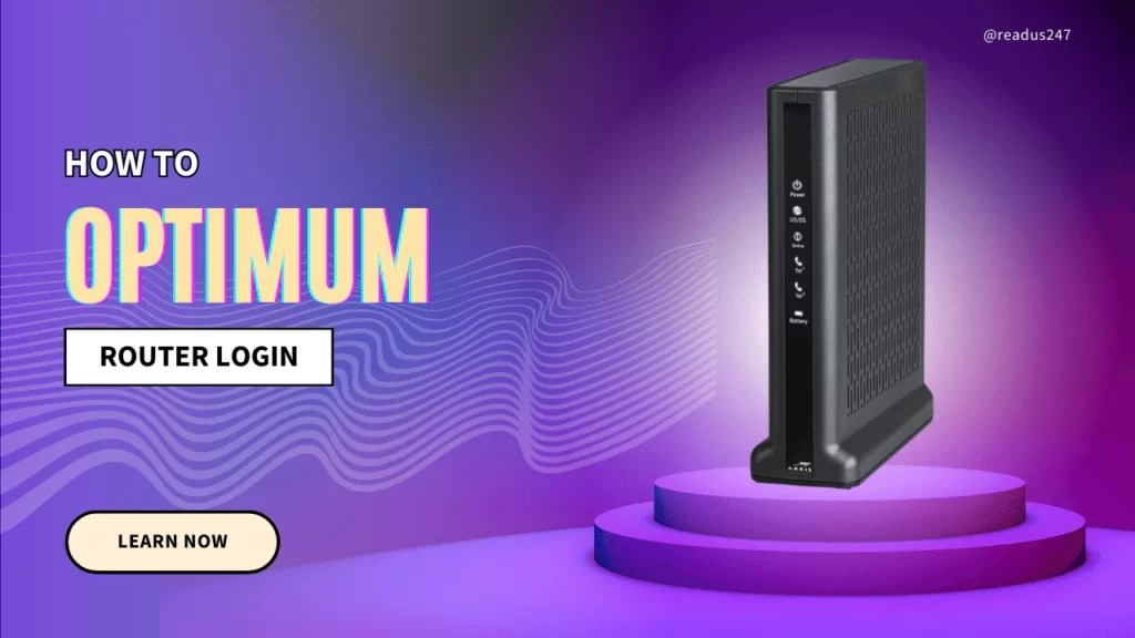 Optimum Router Login How To Login To Your Optimum Router