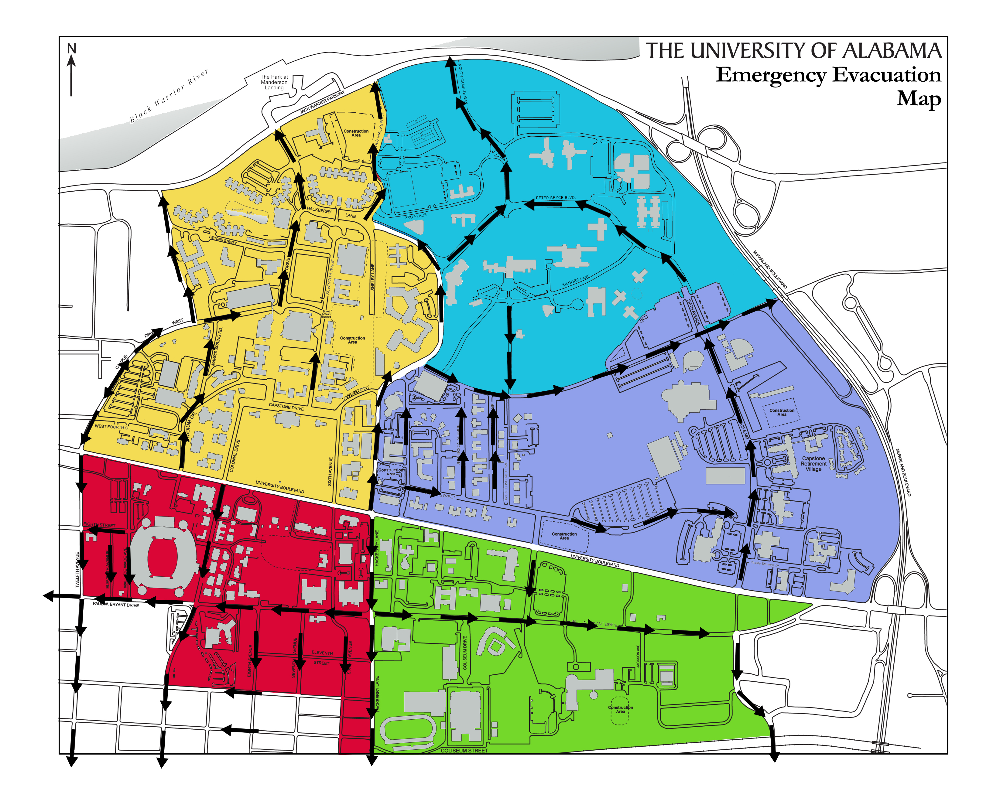 EvacuationCampus ready.ua.edu The University of Alabama