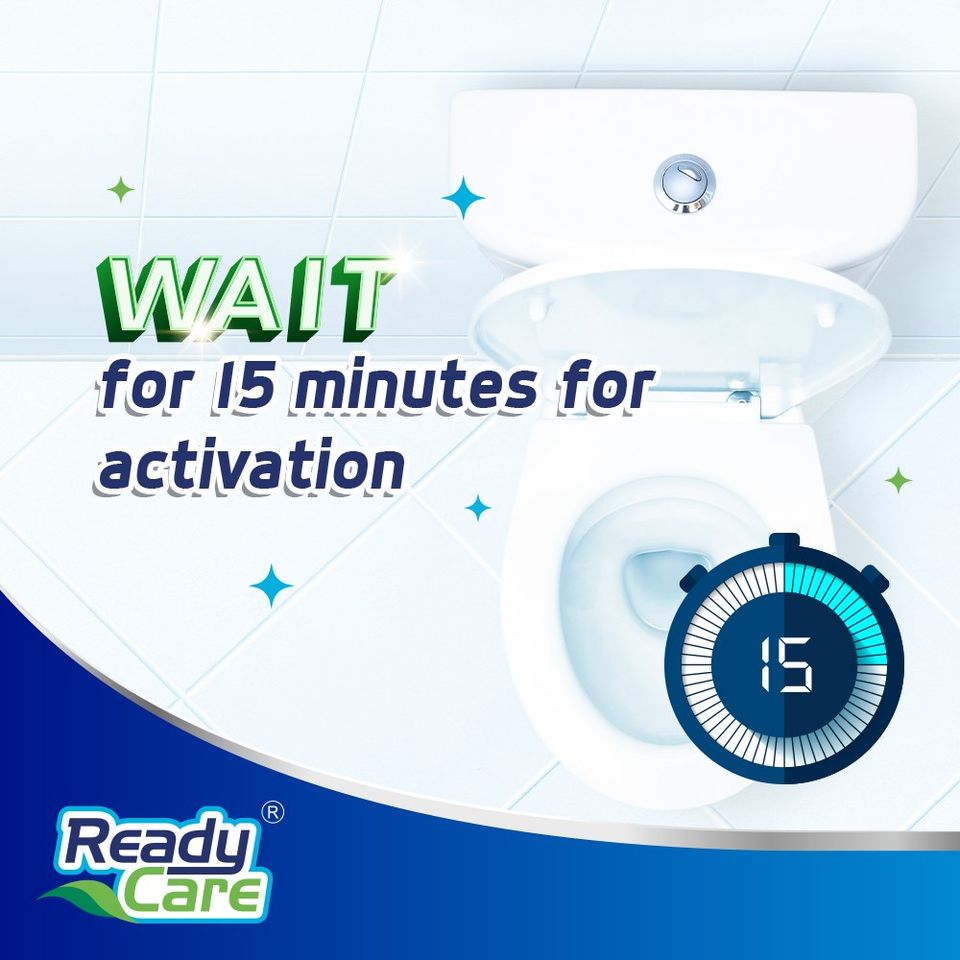 Toilet Blue Cleaner 6x50g Readycare