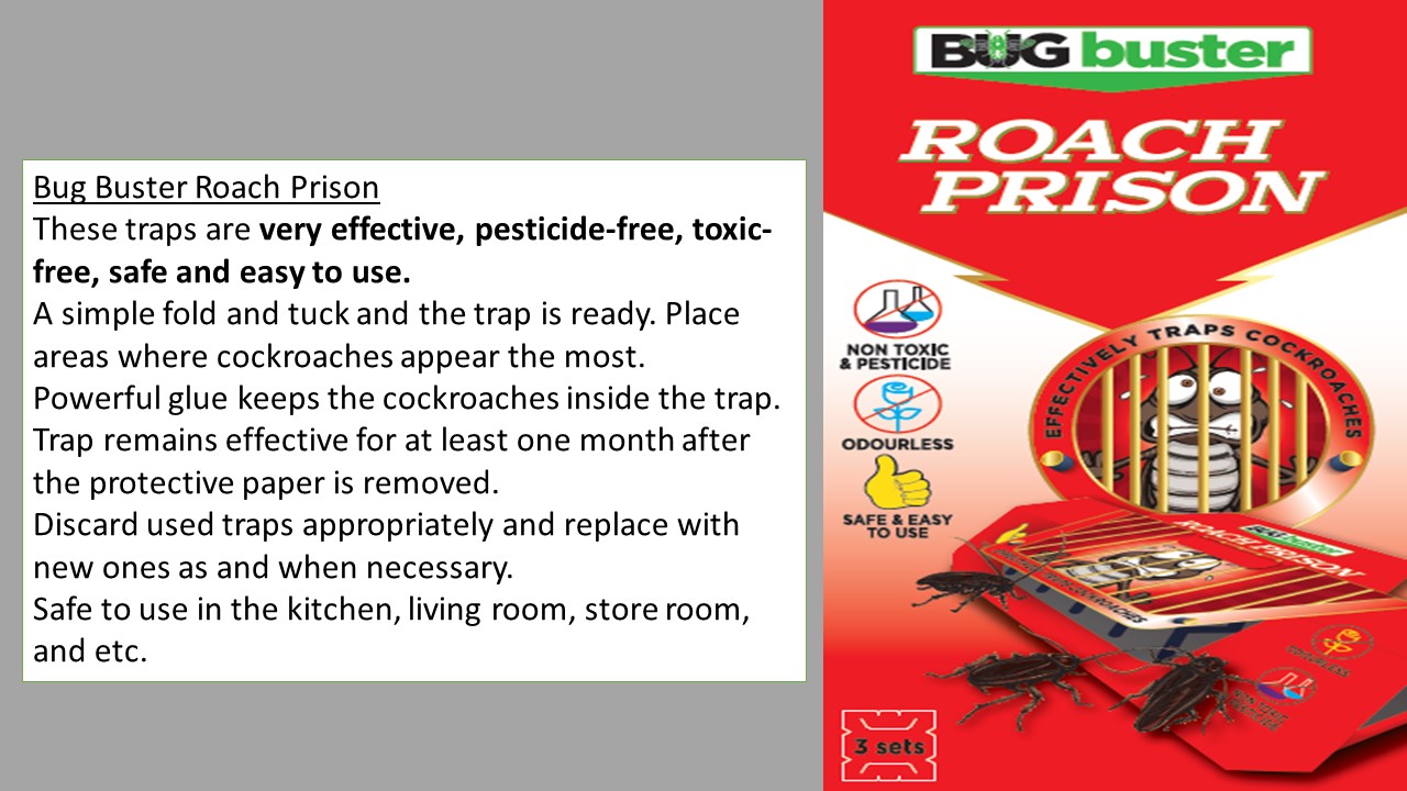 Bug Buster Roach PrisonEffectively traps cockroaches Readycare