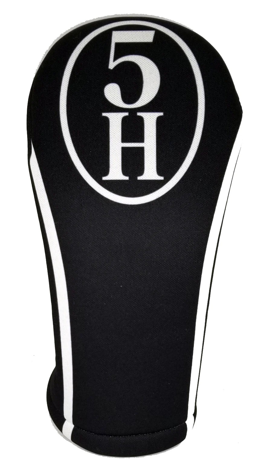 Simple White Print Golf Headcovers by BeeJo's
