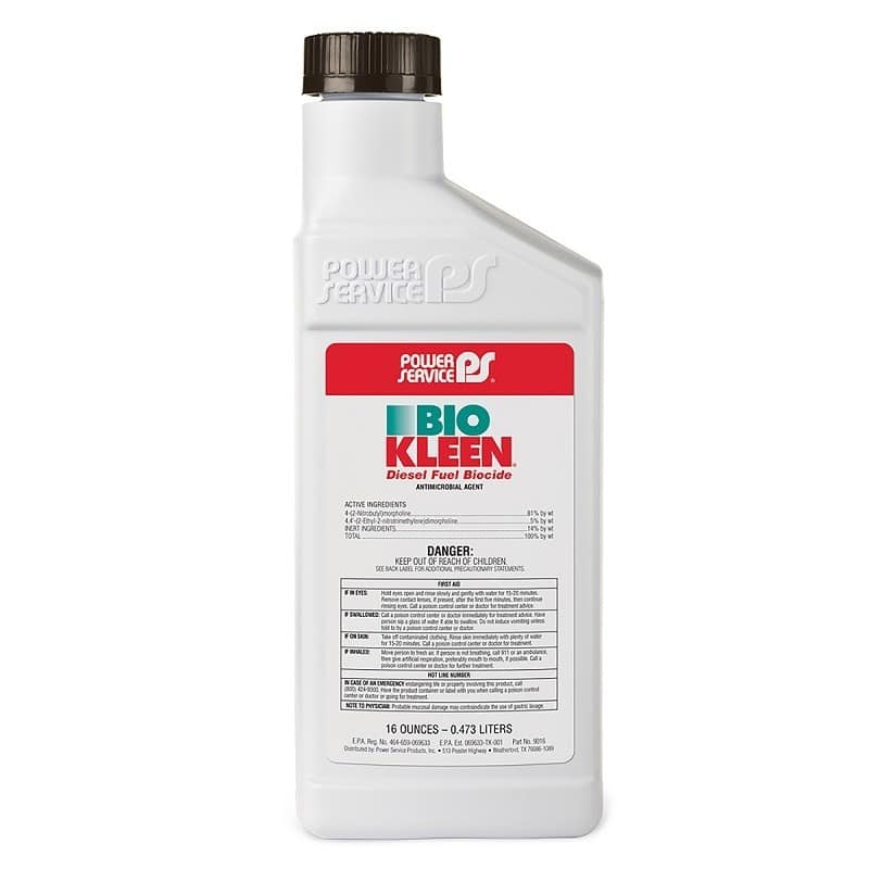 Power Service Bio Kleen Diesel Fuel Biocide, 16 oz.